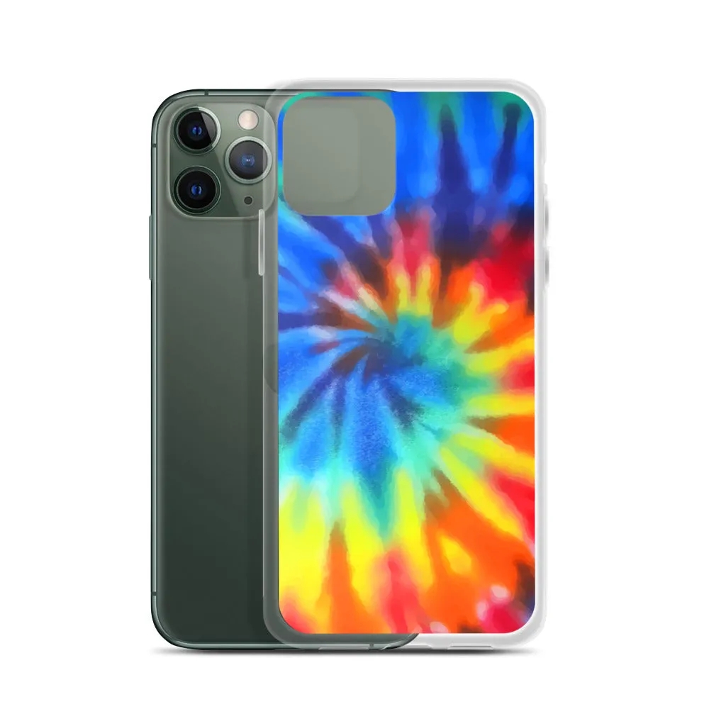 Tie Dye iPhone 15 14 13 Pro Max Case, Rainbow Cute Blue Red Cell Phone Gift Colorful iPhone 12 11 Mini SE XS XR X 7 8