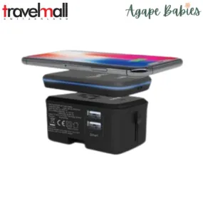 Travelmall - Multi-Tool Travel Adaptor with 10W Wireless Charger