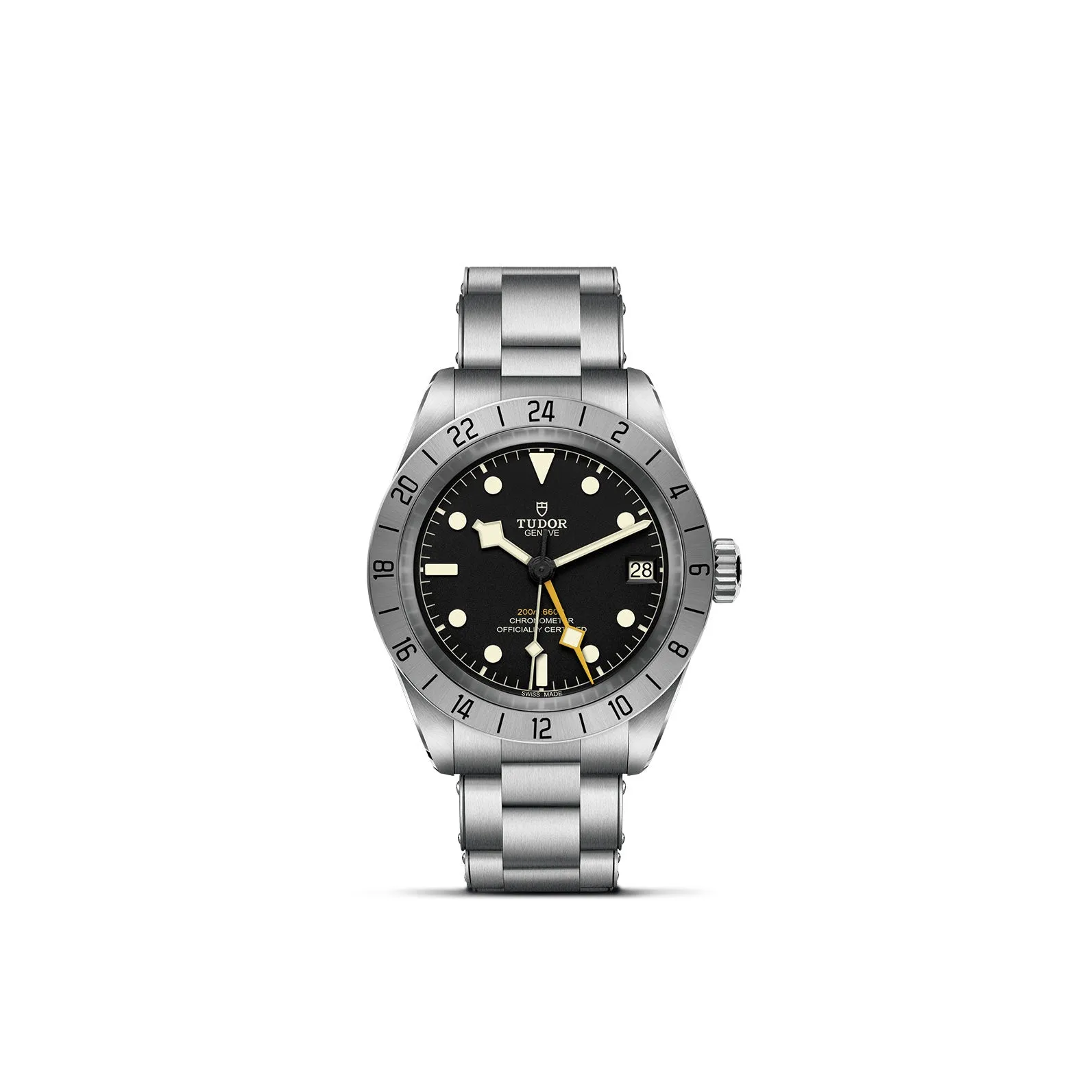 TUDOR Black Bay Pro, 39 mm steel case, Riveted steel bracelet