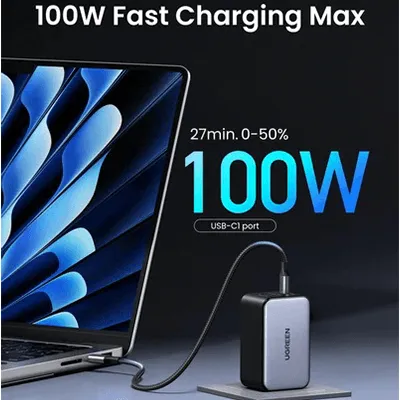 UGREEN Nexode X 100W USB C Charger - 3 Ports GaN Fast Charger