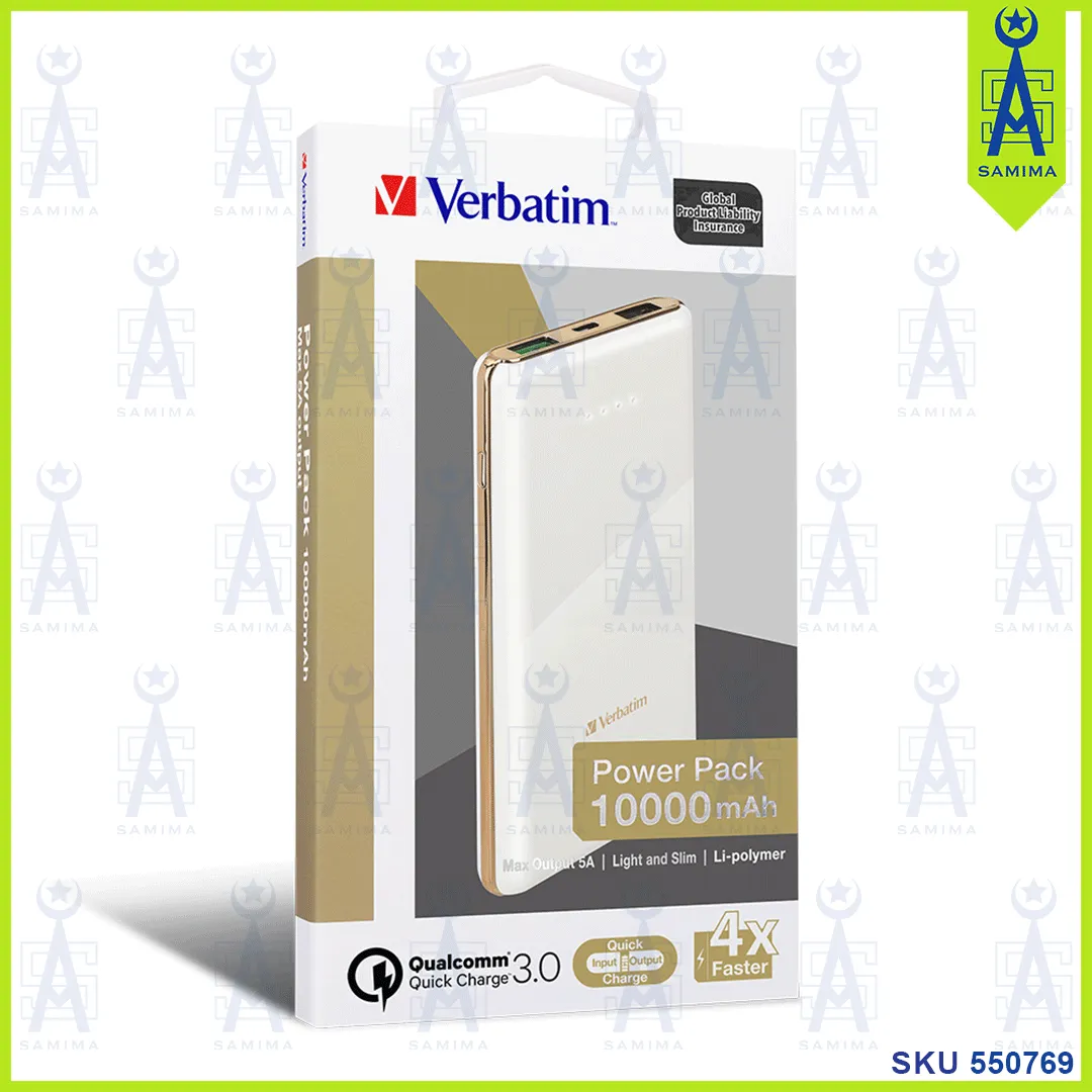 VERBATIM POWER PACK 3.0 10000MAH 65534