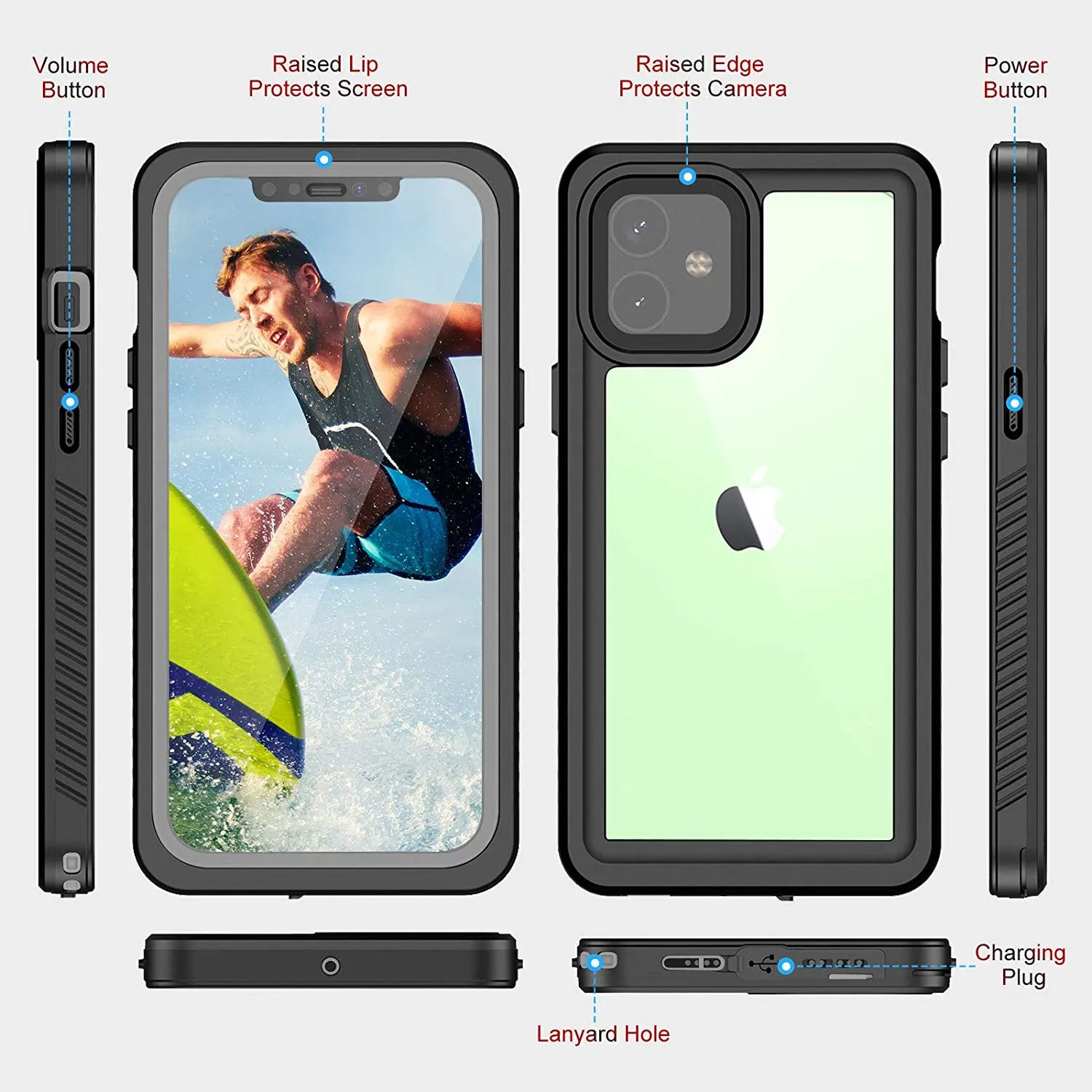 Waterproof iPhone 12 Mini Case | iPhone 12 Mini Waterproof Case