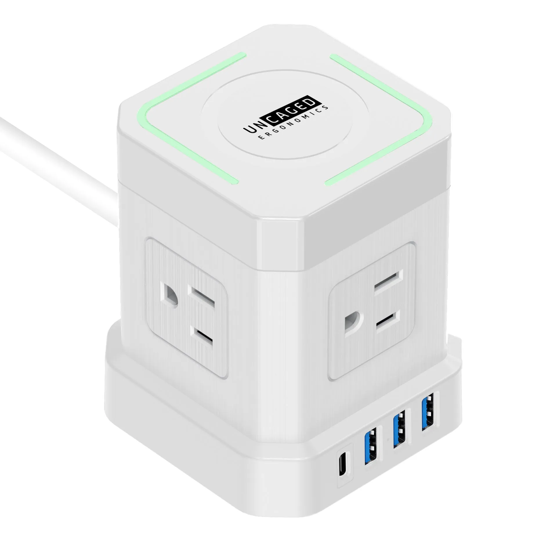 Wireless Charger Cube Power Strip