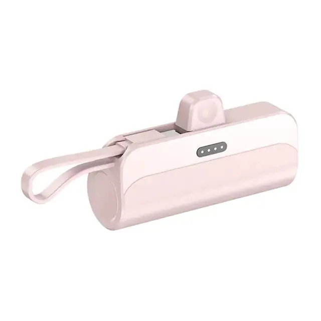 Wireless Power Bank 5000mAh Large Capacity Mobile Power Bank Portable Charger Plug and Play Convenient for Home Travel