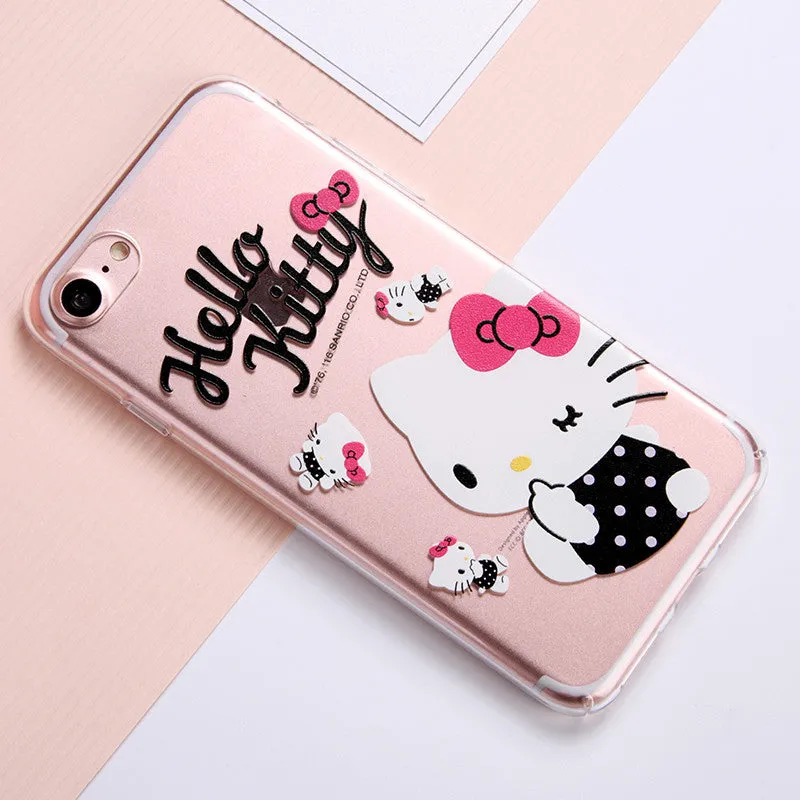 X-Doria Hello Kitty Spice Slim Transparent PC Cover Case for Apple iPhone