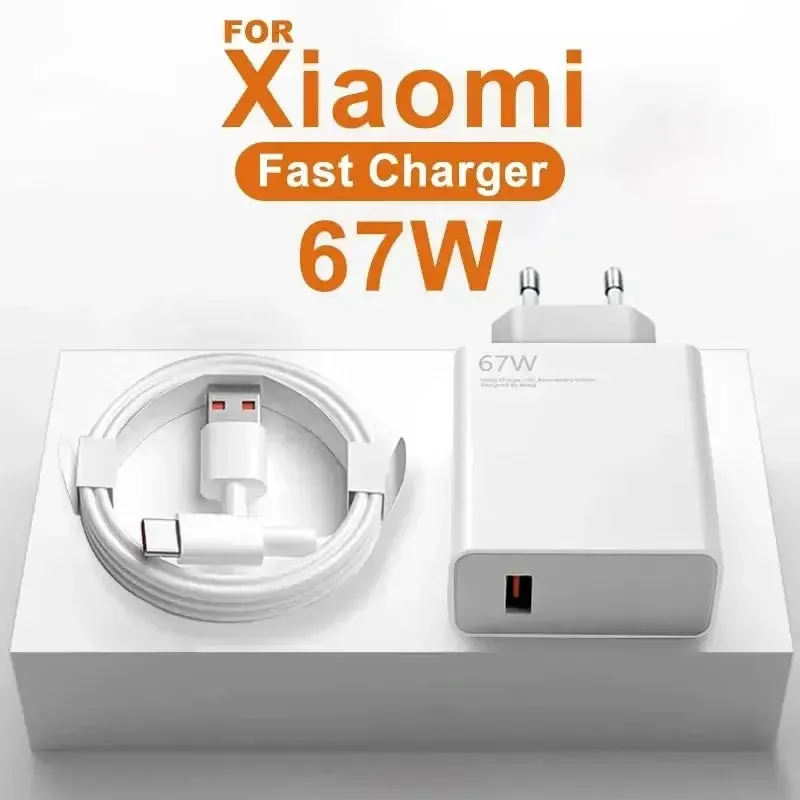 Xiaomi Original 67W USB Super Fast Charger – Power Adapter for Mi & POCO