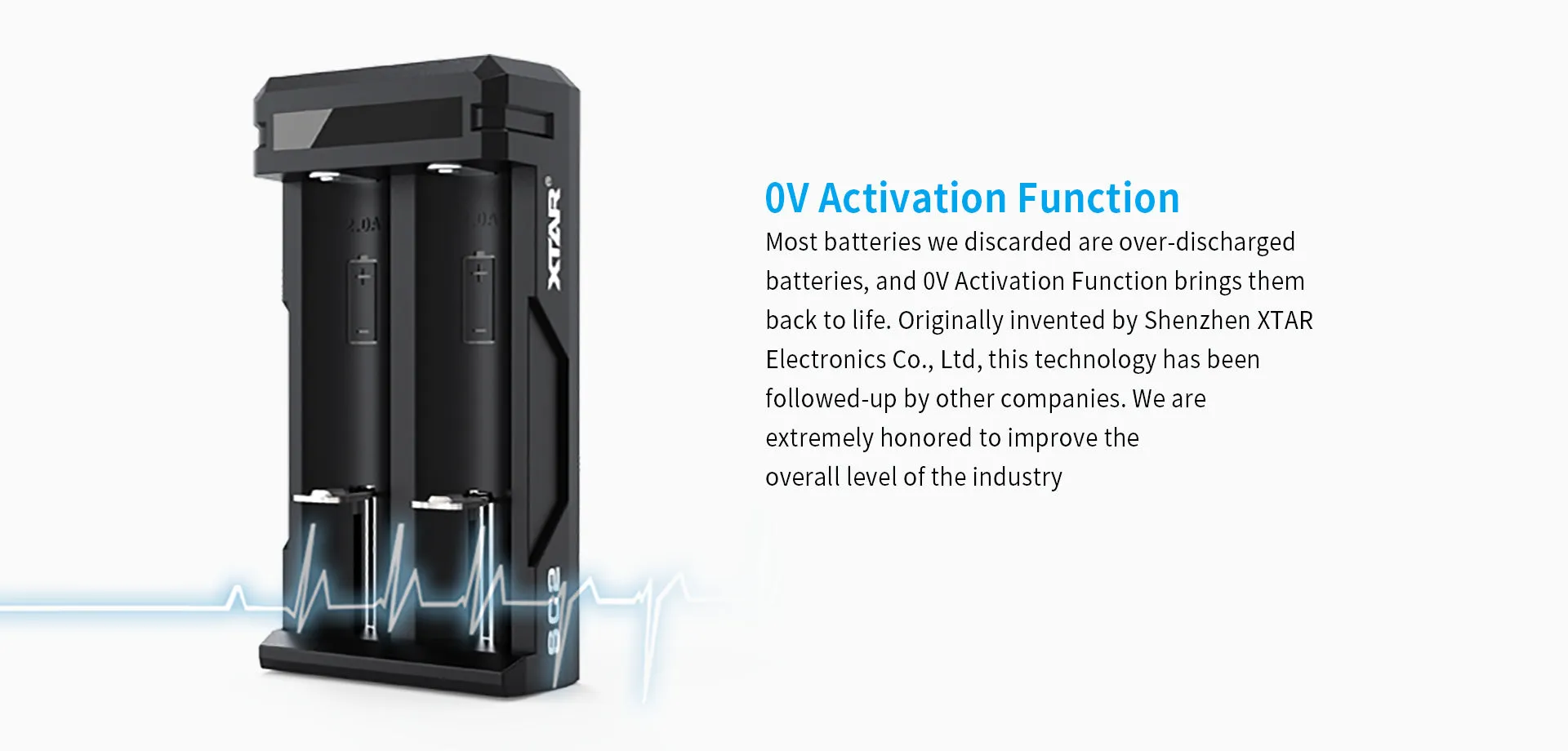 XTAR SC2 3A QC3.0 Fast Lithium-Ion Battery Charger