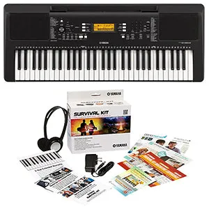 Yamaha PSRE463 Kit 61-key high-level portable keyboard with SK D2