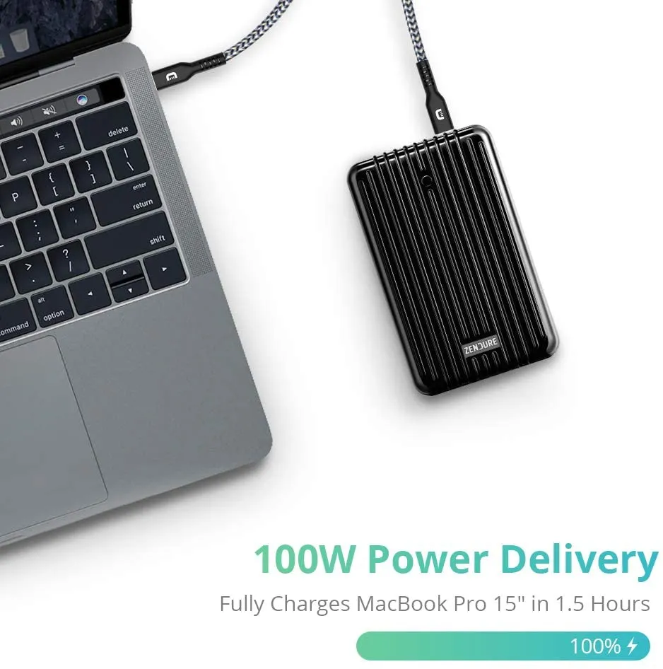 Zendure SuperTank 26,800mAh Portable Power Bank | 100W Fast Charging